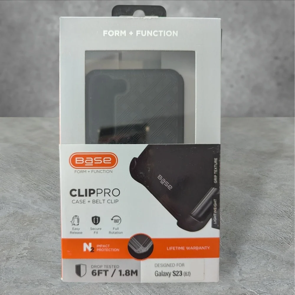 W7. Base ClipPro Case + Belt Clip For Samsung Galaxy S23 N2 Impact Protection